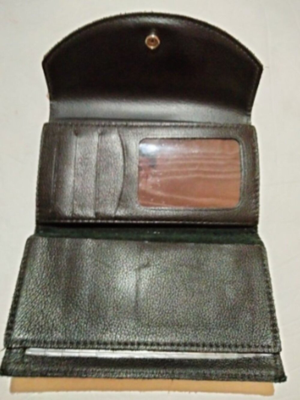 HARLEY-DAVIDSON MENS BLACK LEATHER WALLET - Picture 7 of 8
